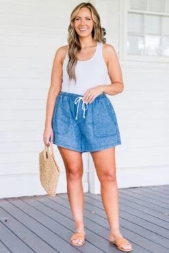 Sunny Belle Shorts, Indigo 13 Sunny Belle Shorts, Indigo -Chic Soul Store SunnyBelleShorts Indigo 6