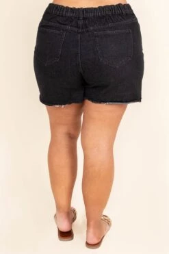 Sunset Surf Shorts, Black 10 Sunset Surf Shorts, Black -Chic Soul Store Sunset Surf Shorts Black 3