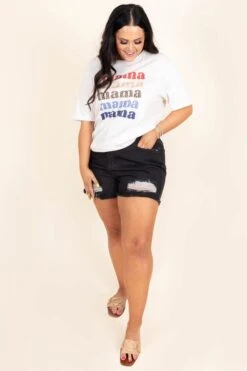 Sunset Surf Shorts, Black 9 Sunset Surf Shorts, Black -Chic Soul Store Sunset Surf Shorts Black 7