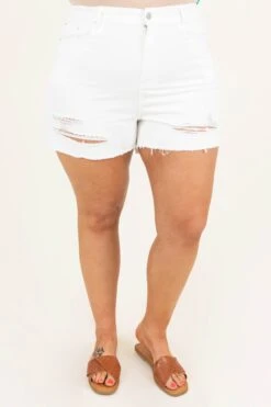 Sunset Surf Shorts, White 10 Sunset Surf Shorts, White -Chic Soul Store SunsetSurfShorts White 6256