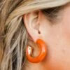 Sunshine & Bliss Earrings, Orange -Chic Soul Store SunshineandBlissEarrings Orange