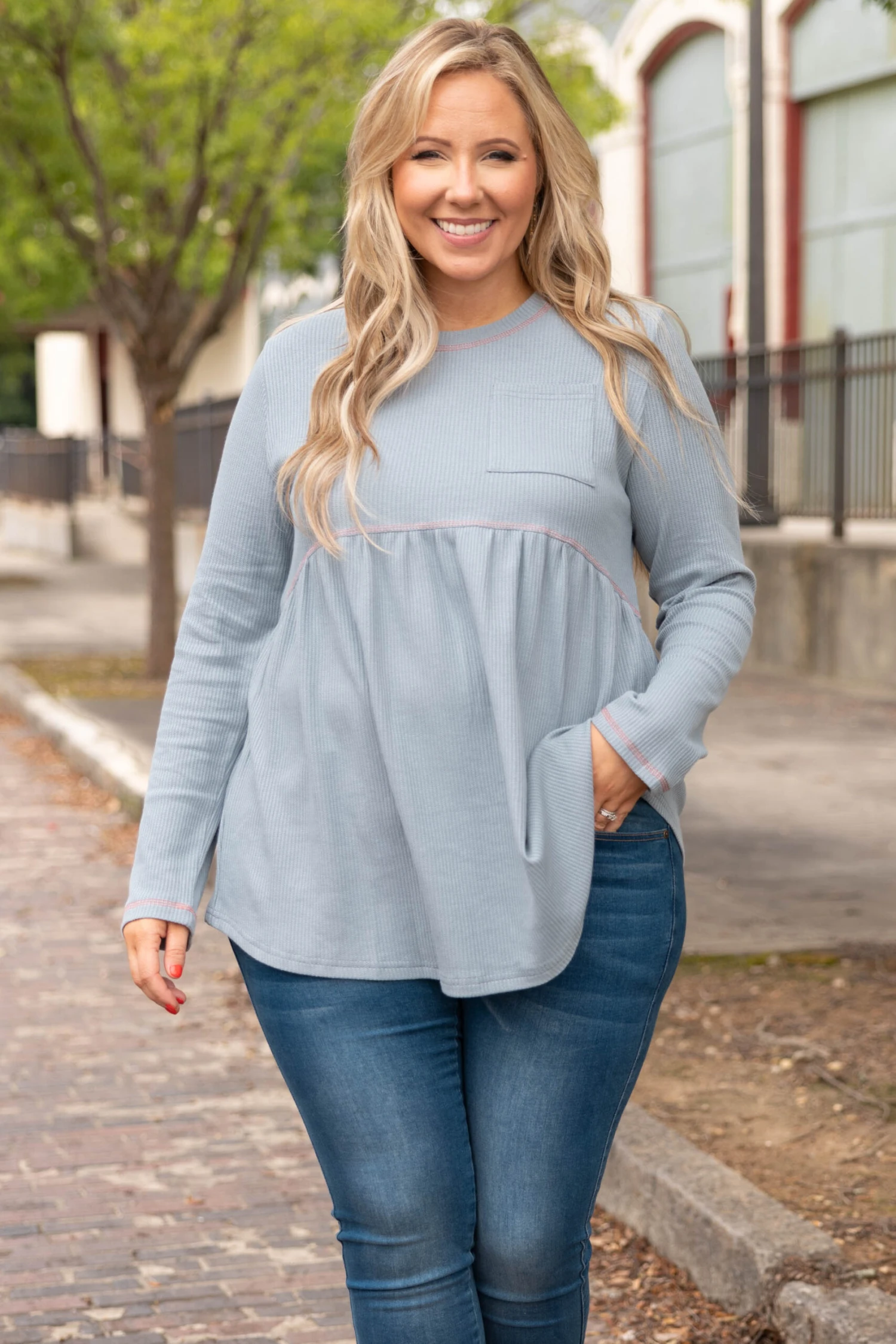 Super Basic Top, Charcoal Gray 3 Super Basic Top, Charcoal Gray