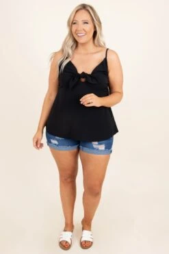 Super Obsessed Tank, Black -Chic Soul Store SuperObsessedTank Black 2