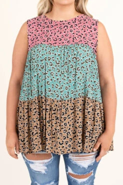 Super Wild Child Top, Pink -Chic Soul Store SuperWildChildTop Pink 5243