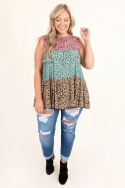 Super Wild Child Top, Pink -Chic Soul Store SuperWildChildTop Pink 5245