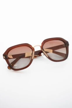 Sweet About Me Sunglasses, Brown