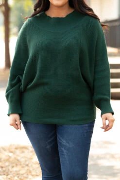 Sweet Advice Sweater, Hunter Green 11 Sweet Advice Sweater, Hunter Green -Chic Soul Store SweetAdviceSweater HunterGreen