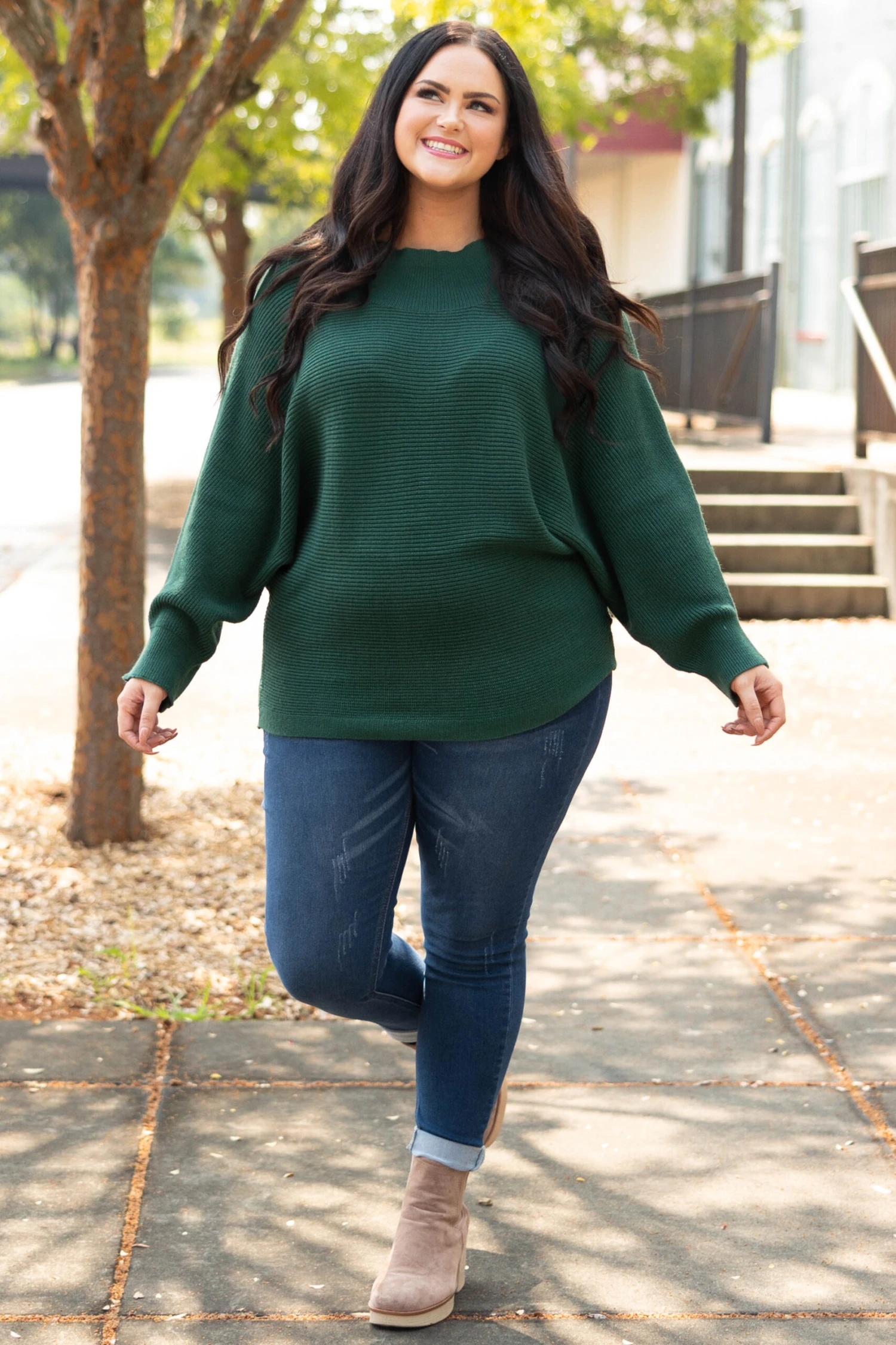 Sweet Advice Sweater, Hunter Green 5 Sweet Advice Sweater, Hunter Green - Image 3