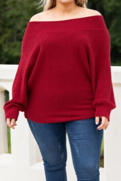 Sweet Advice Sweater, Red -Chic Soul Store SweetAdviceSweater Red 8491