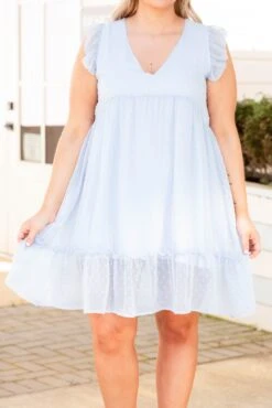 Sweet Baby Dress, Light Blue 11 Sweet Baby Dress, Light Blue -Chic Soul Store SweetBabyDress LightBlue 9892