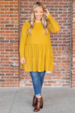 Sweet Embrace Top, Mustard 10 Sweet Embrace Top, Mustard -Chic Soul Store SweetEmbraceTop Mustard 2