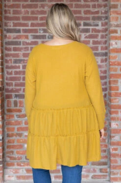 Sweet Embrace Top, Mustard 12 Sweet Embrace Top, Mustard -Chic Soul Store SweetEmbraceTop Mustard 3042
