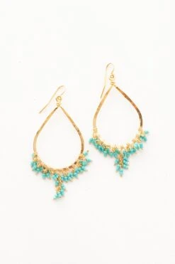 Sweet Evenings Earrings, Gold -Chic Soul Store SweetEveningsEarrings Gold 8849