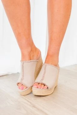 Sweet Gesture Espadrilles, Light Gray -Chic Soul Store SweetGestureEspadrilles LightGray