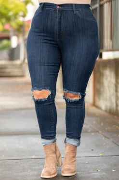 Sweet Impressions Jeans, Dark Wash -Chic Soul Store SweetImpressionsJeans DarkWash 7238