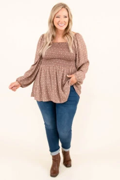 Sweet Memory Of Us Top, Rust -Chic Soul Store SweetMemoryOfUsTop Rust 3796