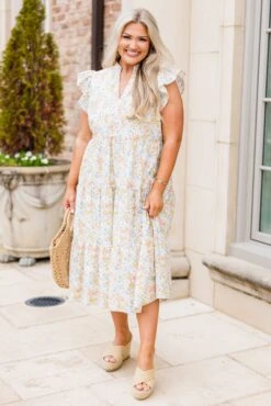 Sweet Nature Dress, Pink 11 Sweet Nature Dress, Pink -Chic Soul Store SweetNatureDress Pink 5