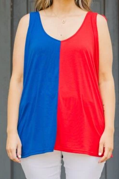 Sweet Little Patriot Top, Blue/Red 12 Sweet Little Patriot Top, Blue/Red -Chic Soul Store SweetPatriotTop Blue Red 2