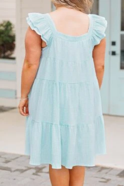 Sweet Talks Dress, Mint -Chic Soul Store SweetTalksDress Mint 1