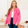 Sweetheart Petals Jacket, Hot Pink -Chic Soul Store SweetheartPetalsJacket HotPink 5