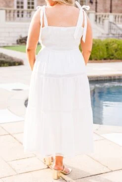 Sweetly Stunning Dress, White -Chic Soul Store SweetlyStunningDress White 2