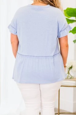 Swift Justice Top, Sky Blue 14 Swift Justice Top, Sky Blue -Chic Soul Store SwiftJusticeTop SkyBlue 2
