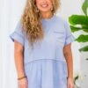 Swift Justice Top, Sky Blue 2 Swift Justice Top, Sky Blue -Chic Soul Store SwiftJusticeTop SkyBlue 5