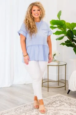 Swift Justice Top, Sky Blue 11 Swift Justice Top, Sky Blue -Chic Soul Store SwiftJusticeTop SkyBlue 7