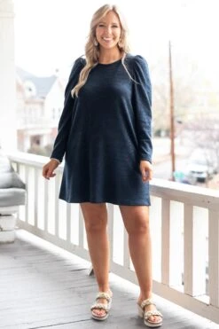 Swing My Way Dress, Navy 17 Swing My Way Dress, Navy -Chic Soul Store SwingMyWayDress Navy 1081