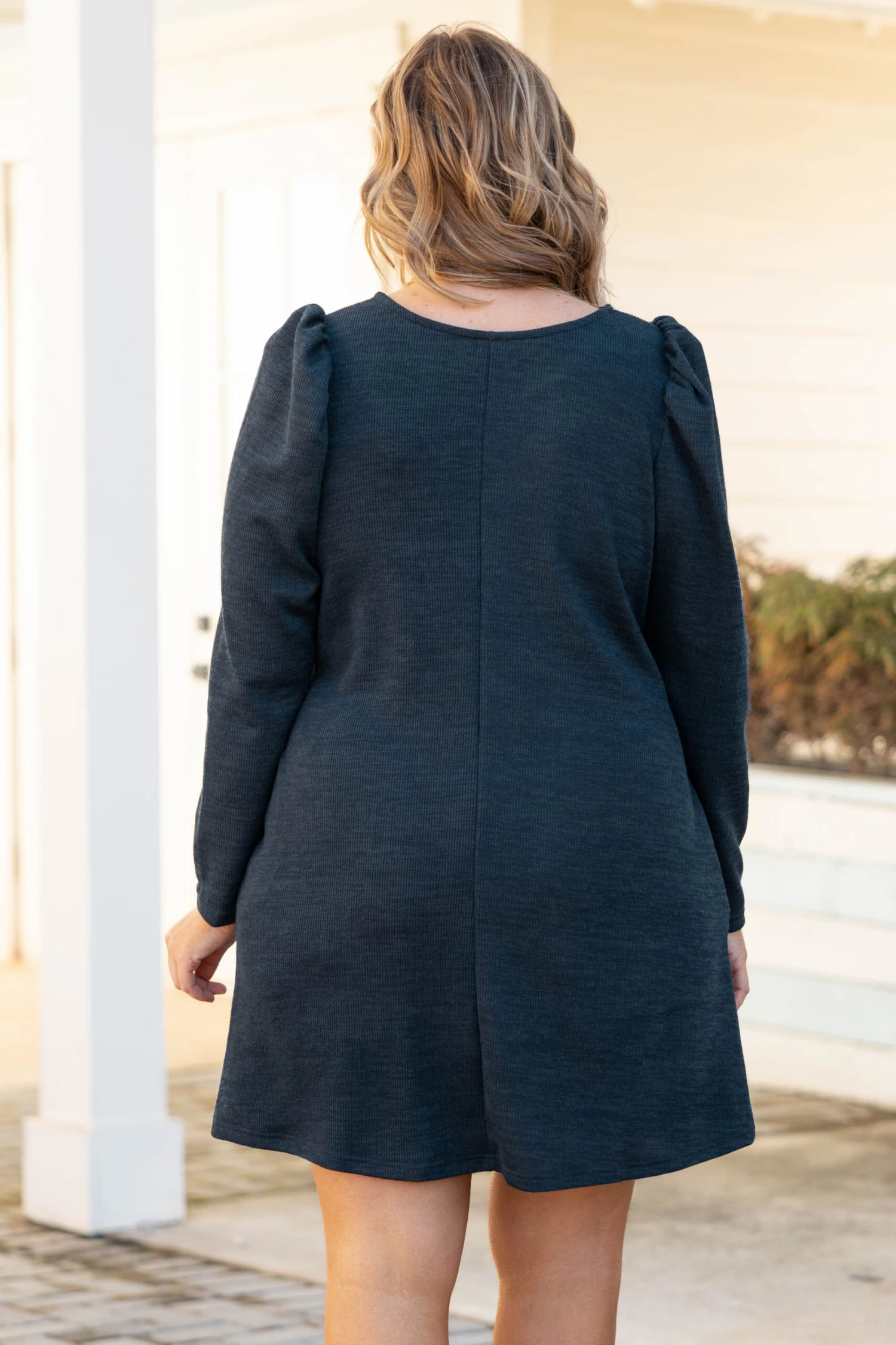 Swing My Way Dress, Navy 9 Swing My Way Dress, Navy - Image 7