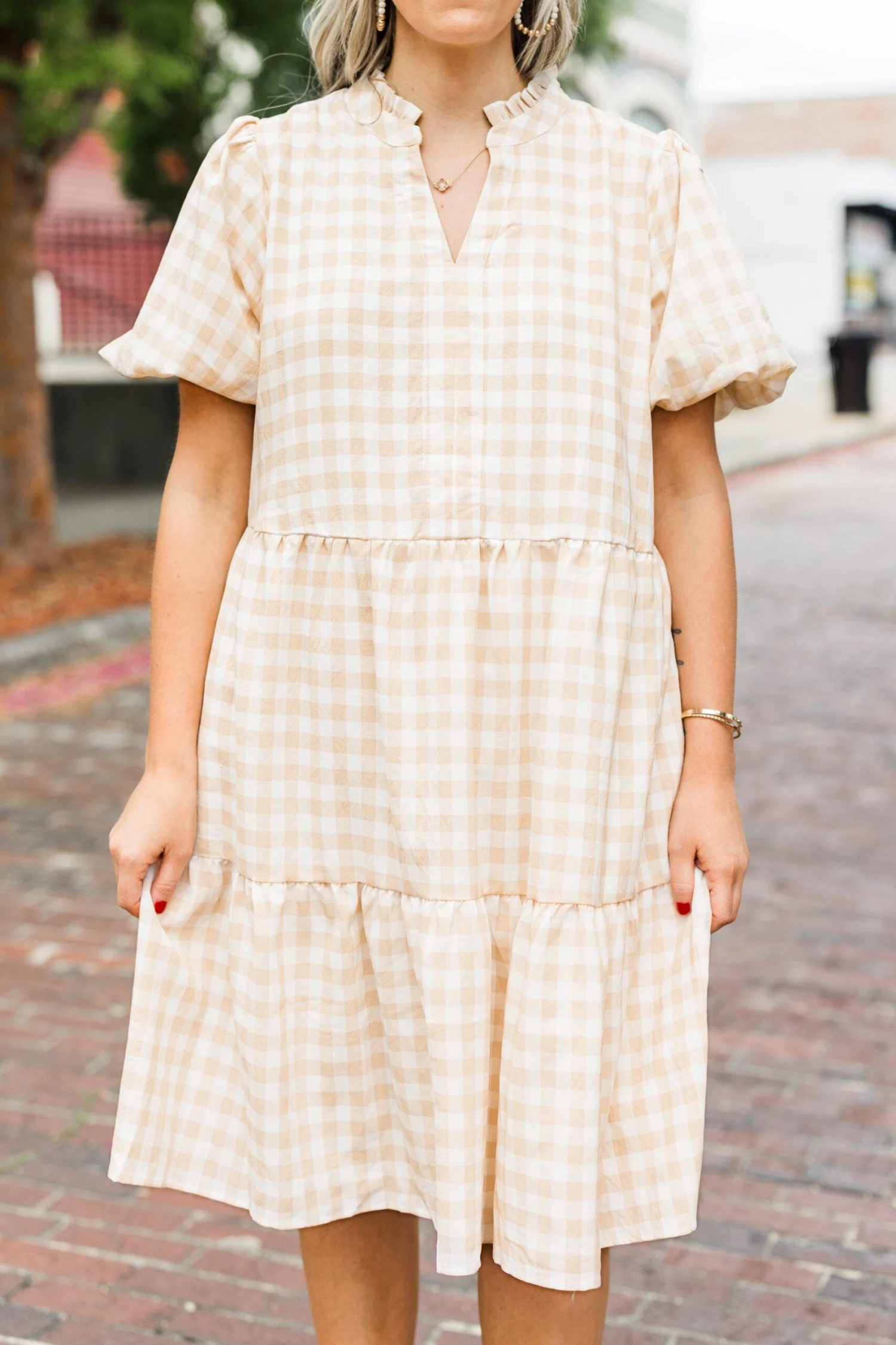 Swing Of Things Dress, Taupe 8 Swing Of Things Dress, Taupe - Image 6