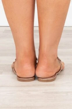 Sync Up Sandals, Rose Gold -Chic Soul Store SyncUpSandals RoseGold 5