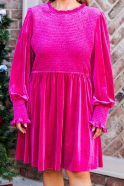 Take All The Time Dress, Magenta -Chic Soul Store TakeAllTheTimeDress Magenta 3
