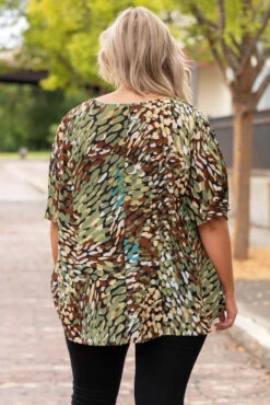 Take Me Somewhere Top, Olive -Chic Soul Store TakeMeSomewhereTop Olive 1773