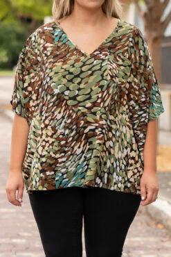 Take Me Somewhere Top, Olive -Chic Soul Store TakeMeSomewhereTop Olive 1774