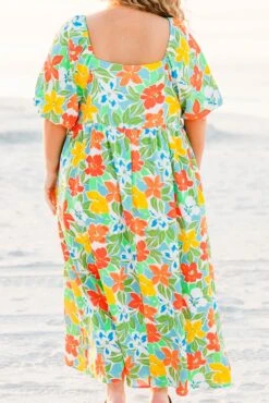 Take Me To Work Dress, Blue -Chic Soul Store TakeMeToWorkDress Blue