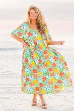 Take Me To Work Dress, Blue -Chic Soul Store TakeMeToWorkDress Blue 5