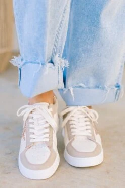 Take The Chance Sneakers, Gold 13 Take The Chance Sneakers, Gold -Chic Soul Store TakeTheChanceSneakers Gold