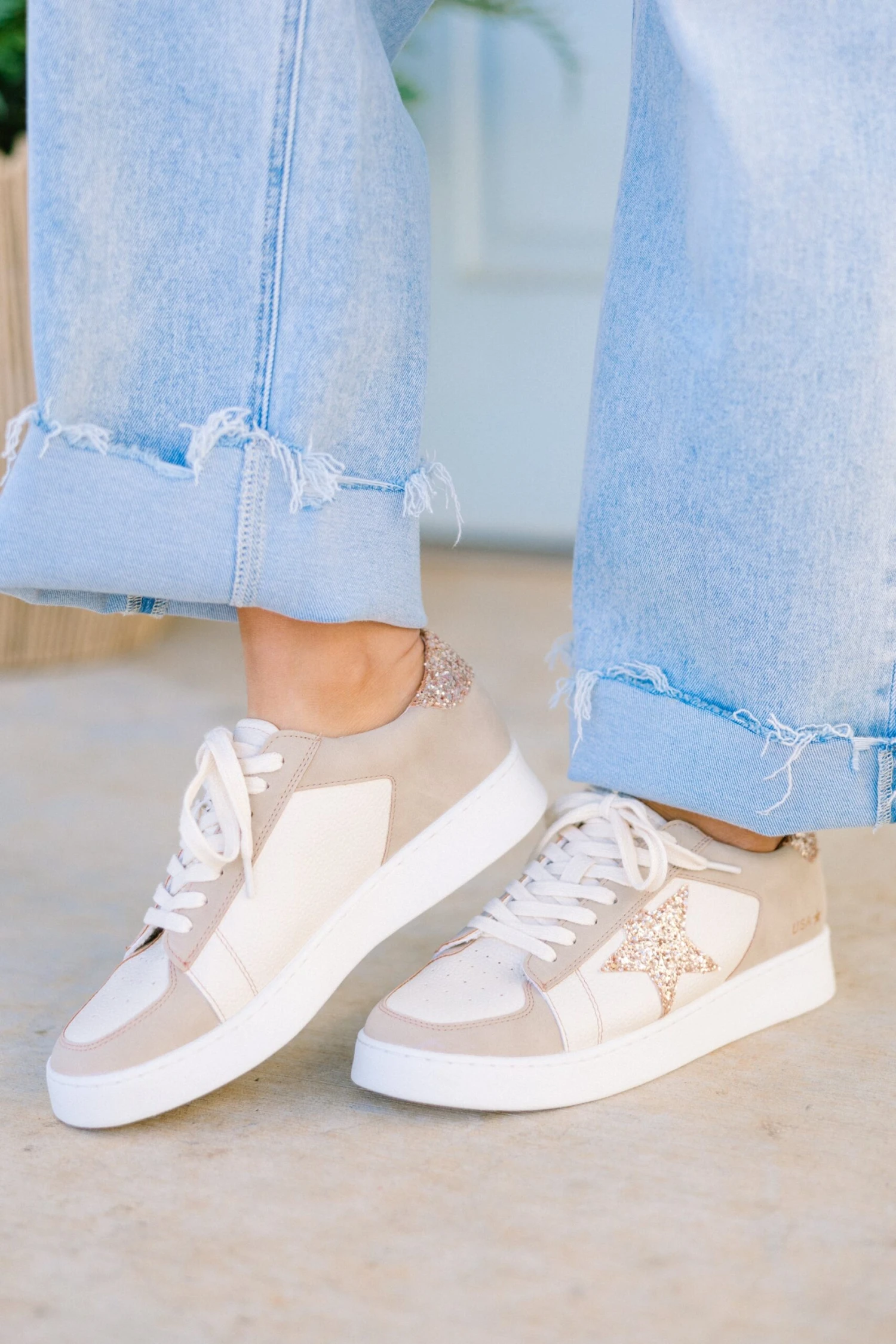 Take The Chance Sneakers, Gold 3 Take The Chance Sneakers, Gold