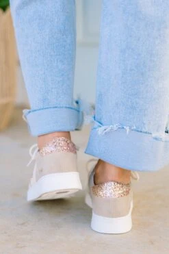 Take The Chance Sneakers, Gold 14 Take The Chance Sneakers, Gold -Chic Soul Store TakeTheChanceSneakers Gold 6