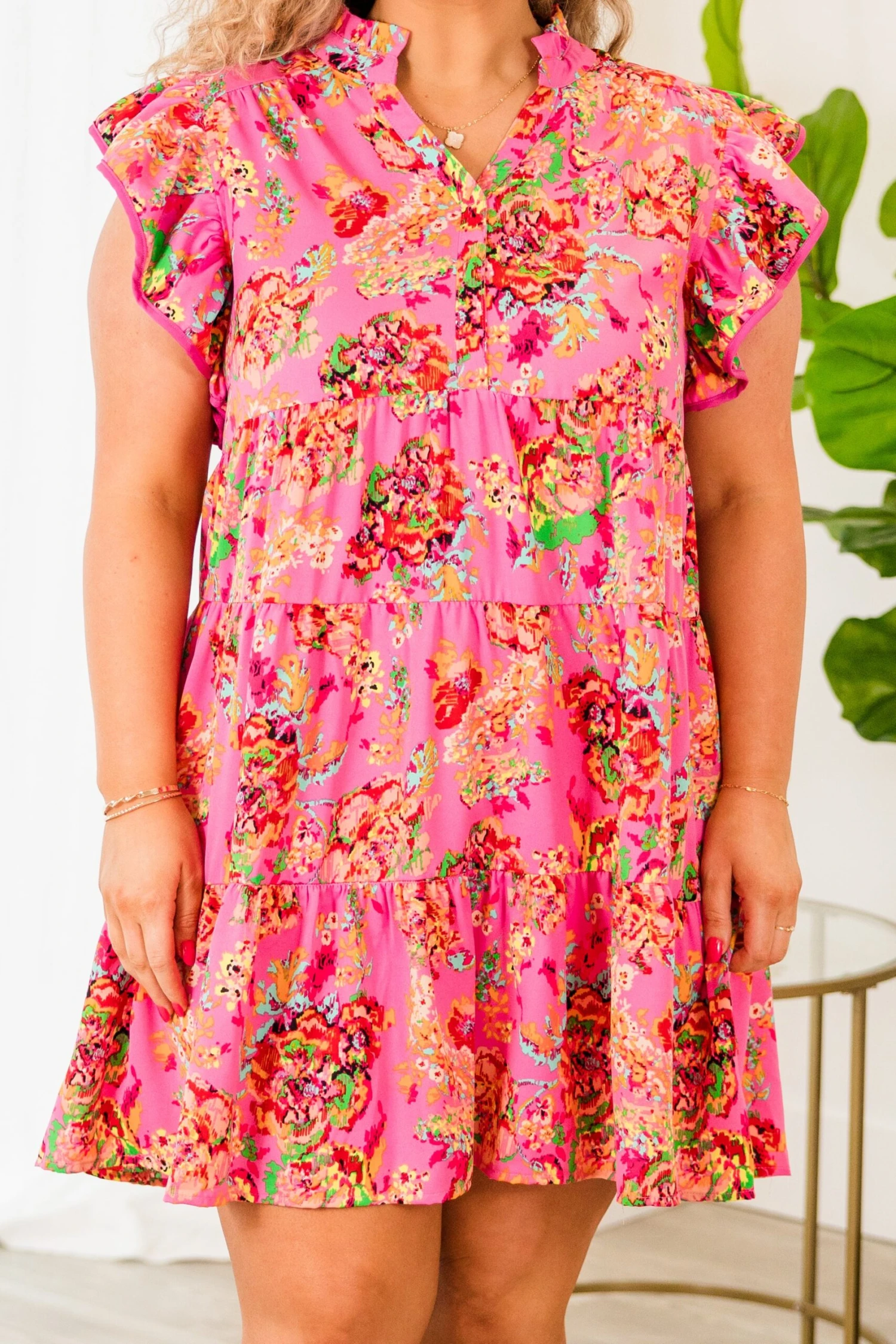 Take The Leap Dress, Pink 7 Take The Leap Dress, Pink - Image 5