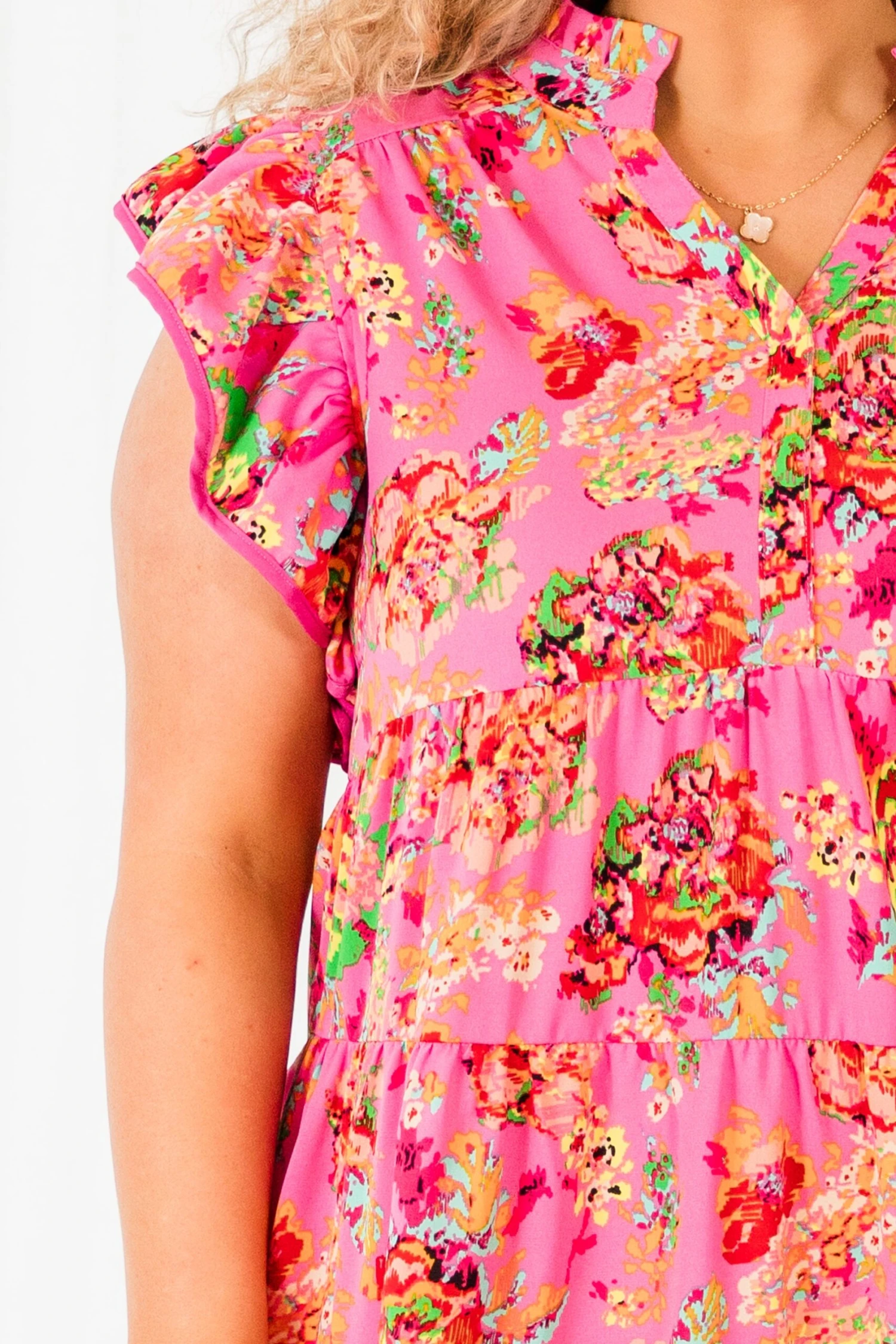 Take The Leap Dress, Pink 6 Take The Leap Dress, Pink - Image 4