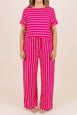 Take The World Jumpsuit, Wine-Ivory -Chic Soul Store TakeTheWorldJumpsuit Wine Ivory 2