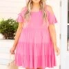 Taste And Style Dress, Hot Pink