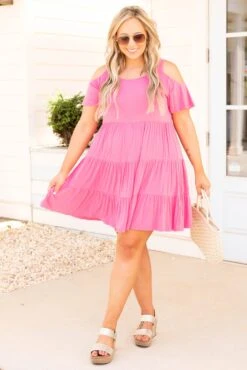 Taste And Style Dress, Hot Pink 10 Taste And Style Dress, Hot Pink -Chic Soul Store TasteAndStyleDress HotPink 9609