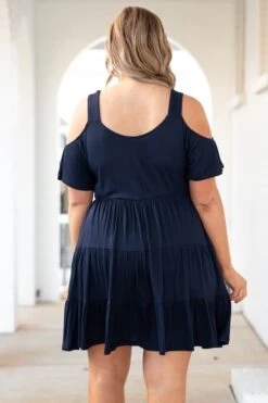 Taste And Style Dress, Navy 12 Taste And Style Dress, Navy -Chic Soul Store TasteAndStyleDress Navy 2281