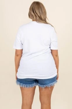 Teacher Off Duty Tee, White -Chic Soul Store TeacherOffDutyTee White 8147