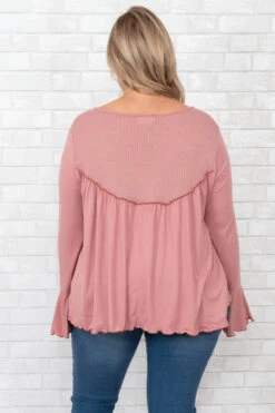 Tell The Real Story Top, Mauve 12 Tell The Real Story Top, Mauve -Chic Soul Store TellTheRealStoryTop Mauve 9997