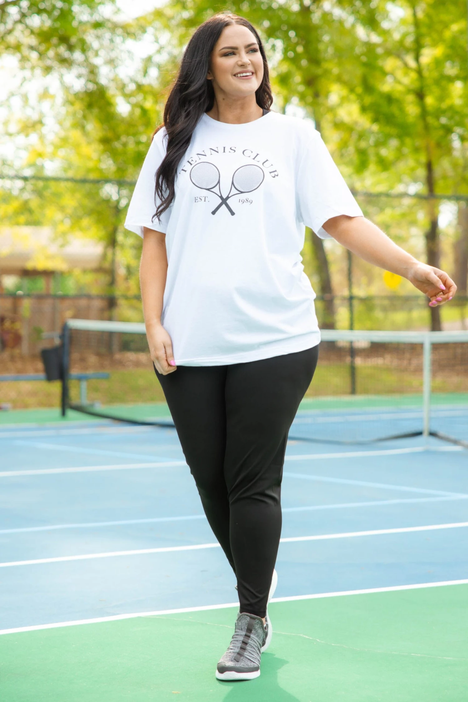 Tennis Club Tee, White 4 Tennis Club Tee, White - Image 2