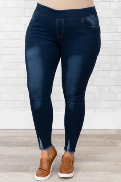 That's All Mine Jeggings, Dark Wash -Chic Soul Store That sAllMineJeggings DarkWash 9477